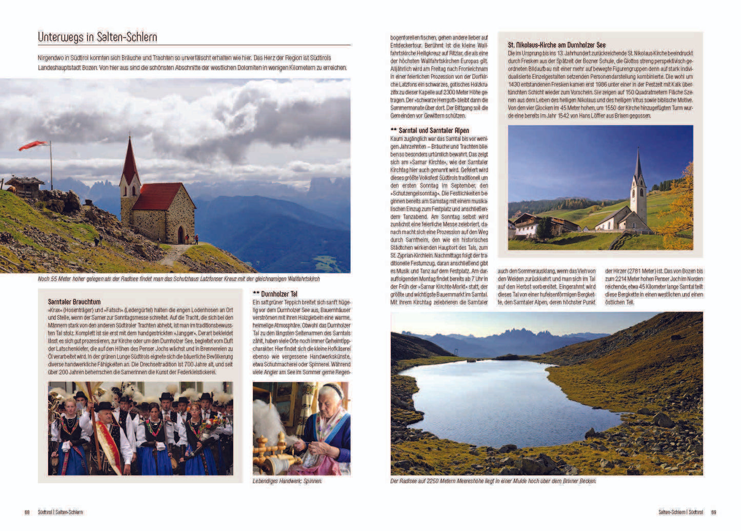 Unterwegs in Südtirol und den Dolomiten