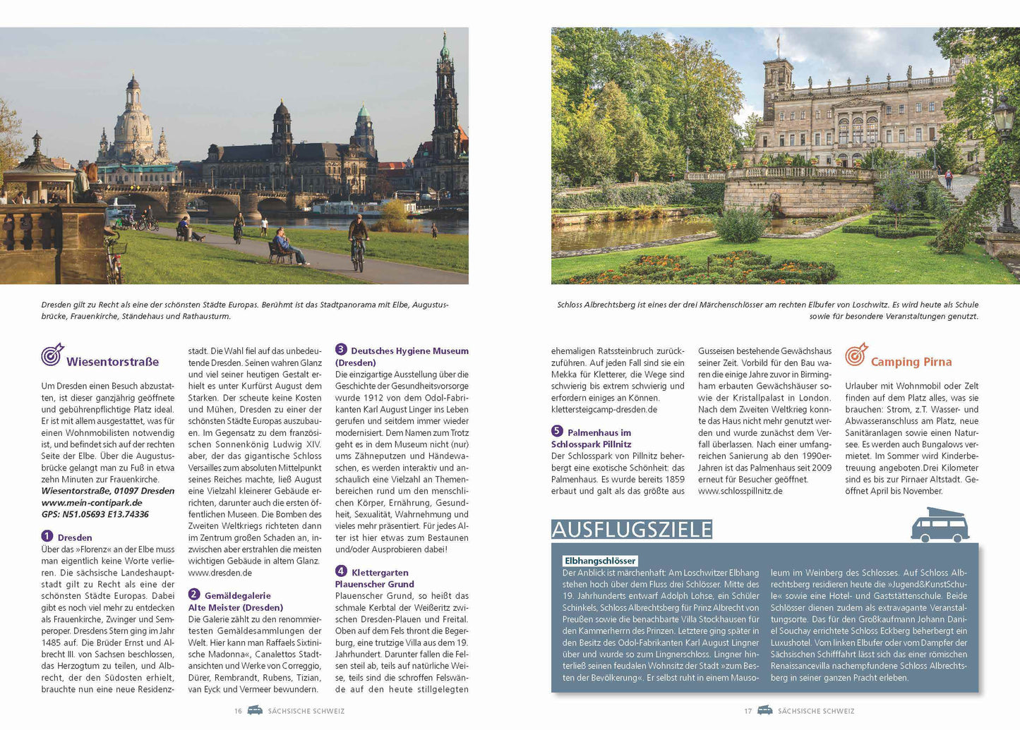 Mit dem Wohnmobil durch Deutschland - Radfahren, Wandern und Geniessen