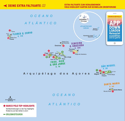 Marco Polo Reiseführer Azoren (Deutsch, 2023, Sara Lier)