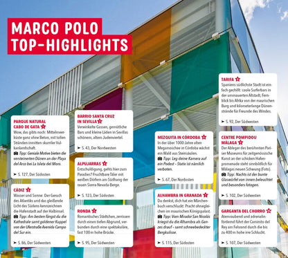 Marco Polo Reiseführer Andalusien (Deutsch, 2023, Lucia Rojas, Martin Dahms)