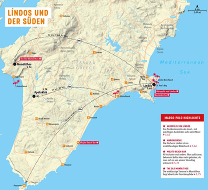 Marco Polo Reiseführer Rhodos (Deutsch, 2023, Klaus Bötig)