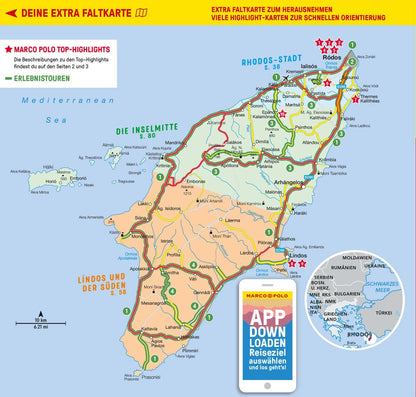 Marco Polo Reiseführer Rhodos (Deutsch, 2023, Klaus Bötig)