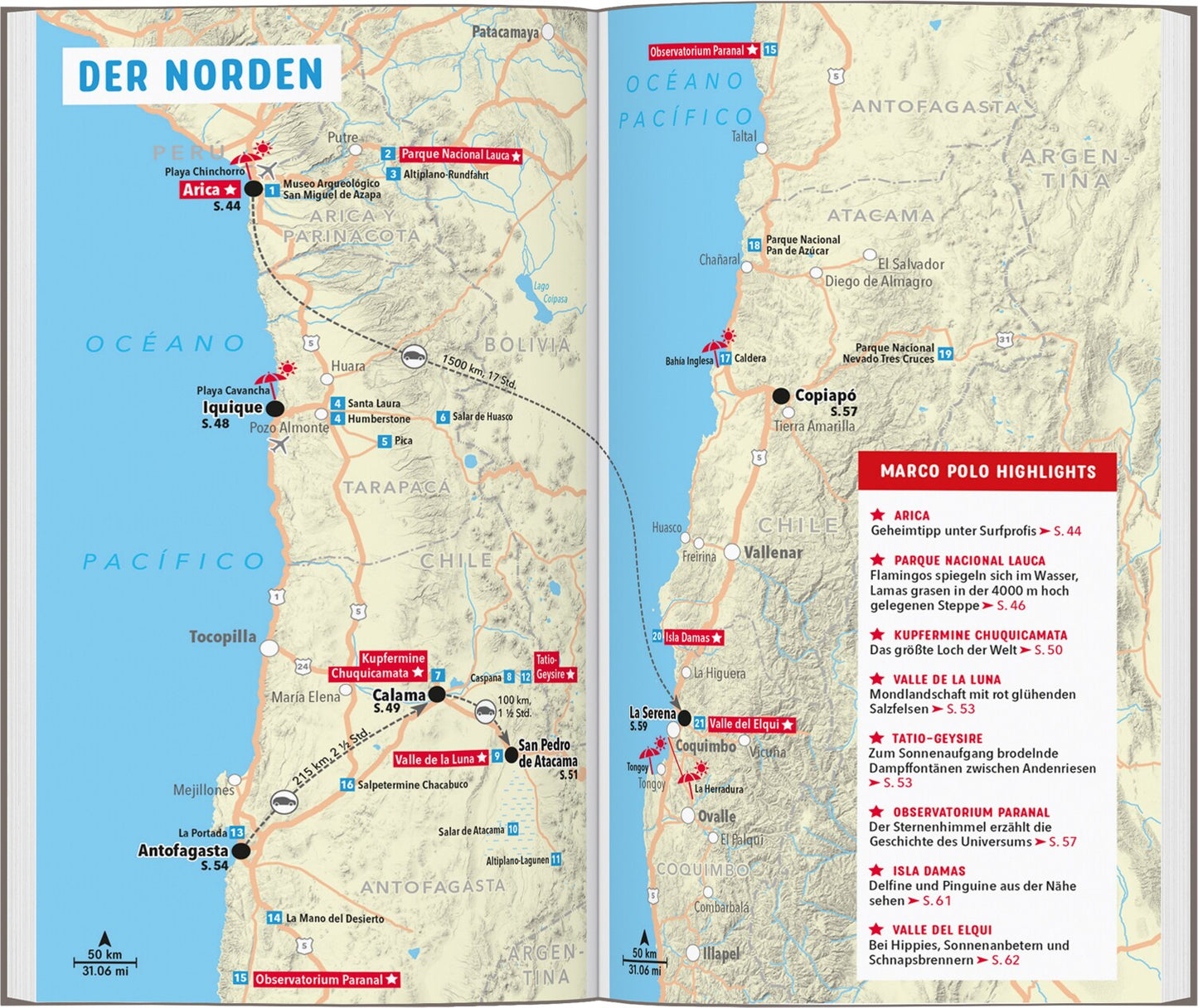 Marco Polo Reiseführer Chile (Deutsch, 2024, Malte Sieber, Sophia Boddenberg)