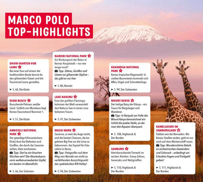 MARCO POLO Reiseführer Kenia