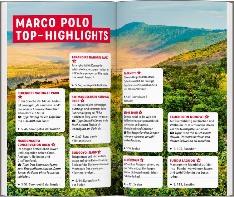 MARCO POLO Reiseführer Tansania, Sansibar