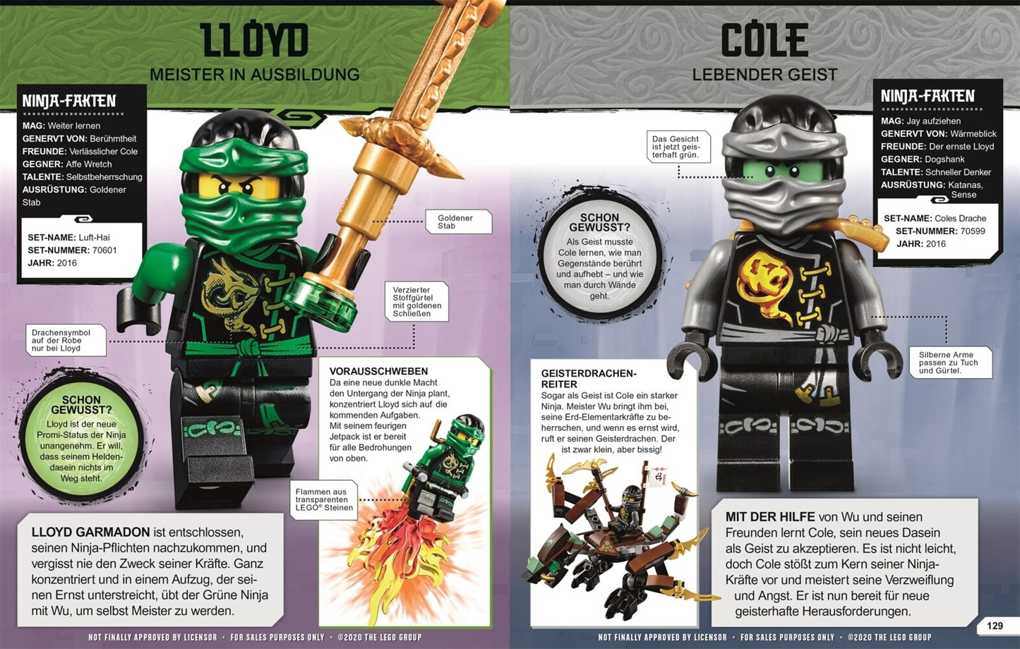 Dorling Kindersley LEGO Ninjago - Lexikon der Minifiguren (Deutsch, 2021, Simon Hugo, Claire Sipi)