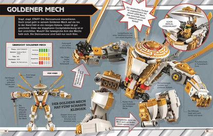 Dorling Kindersley LEGO® NINJAGO® Mächtige Roboter (Deutsch, 2022, Julia March, Simone Heller)