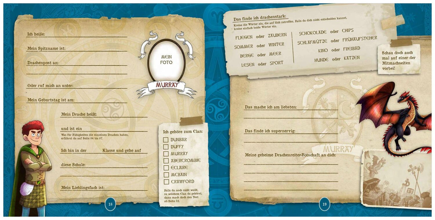 Baumhaus Die geheime Drachenschule - Mein Freundebuch (Deutsch, 2023, Emily Skye, Pascal Nöldner)