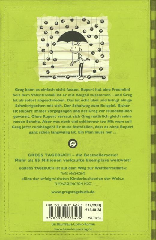 Bastei Gregs Tagebuch 08. Echt übel (Deutsch, 2013, Jeff Kinney)