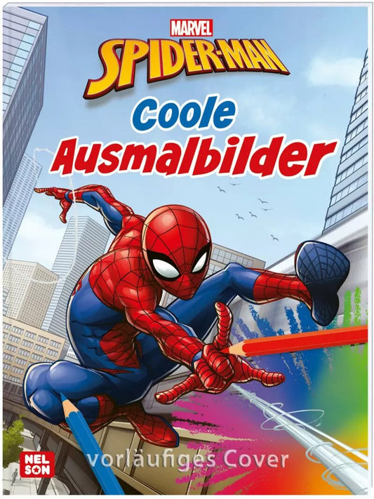 Nelson Spider-Man: Coole Ausmalbilder (Deutsch, 2023)