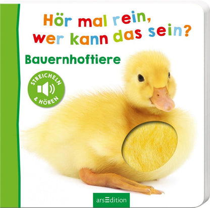 Ars Edition Hör mal rein, wer kann das sein? Bauernhoftiere