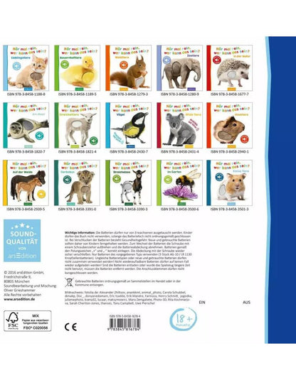 Ars Edition Hör mal rein, wer kann das sein? Tierkinder (Deutsch, 2016)