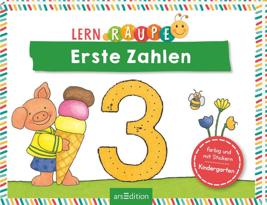Ars Edition Lernraupe - Erste Zahlen (Deutsch, 2022, Angela Wiesner)