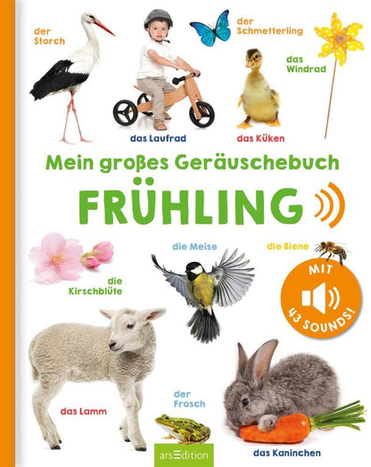 Ars Edition Mein großes Geräuschebuch - Frühling (Deutsch, 2022)