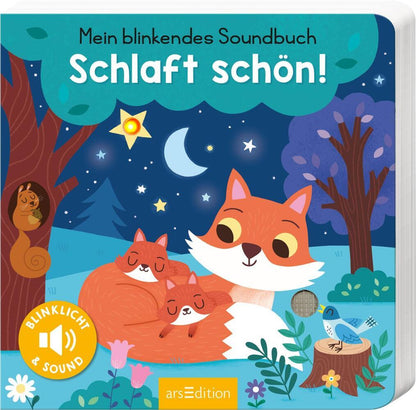 Ars Edition Mein blinkendes Soundbuch - Schlaft schön! (Deutsch, 2022, Maria Höck, Kasia Dudziuk)