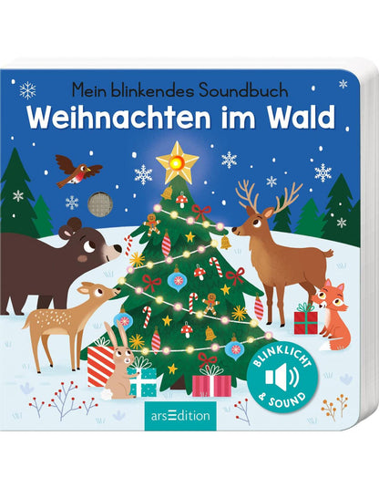 Ars Edition Mein blinkendes Soundbuch - Weihnachten im Wald (Deutsch, 2022, Maria Höck)
