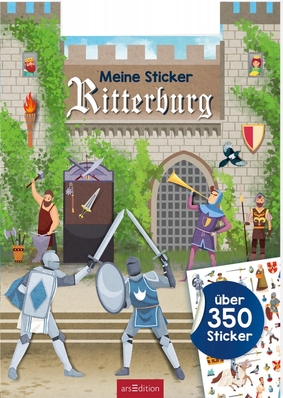 Ars Edition Meine Sticker-Ritterburg