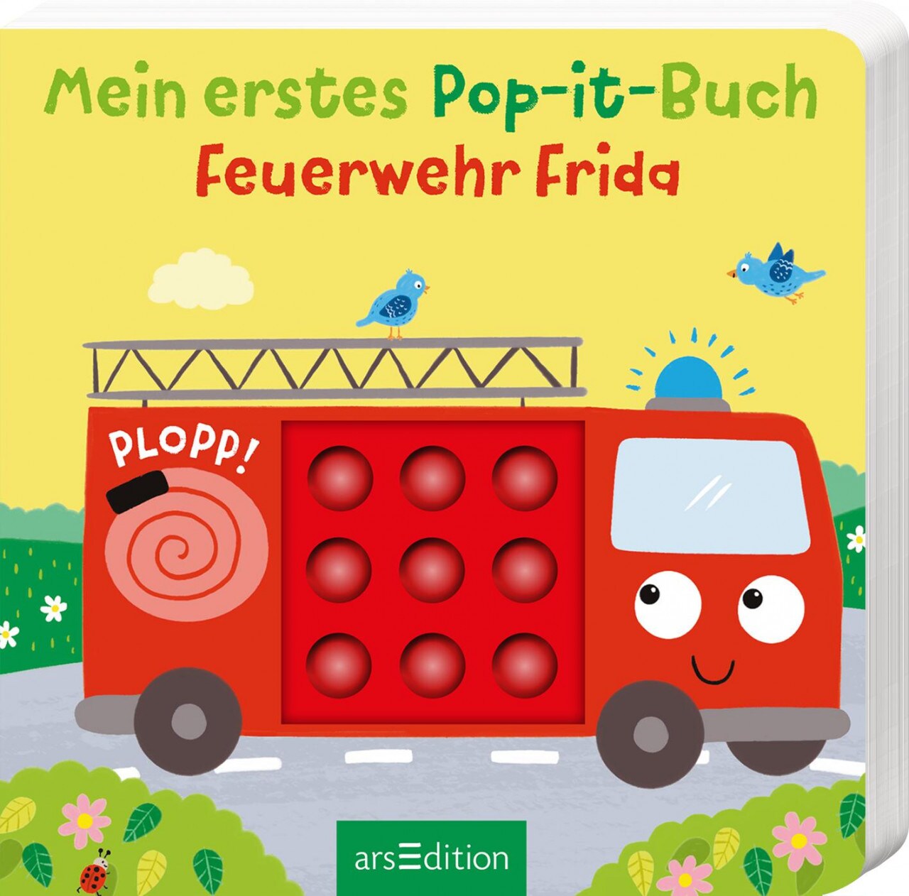 Ars Edition Mein erstes Pop-it-Buch - Feuerwehr Frida (Deutsch, 2023, Lena Bellermann)