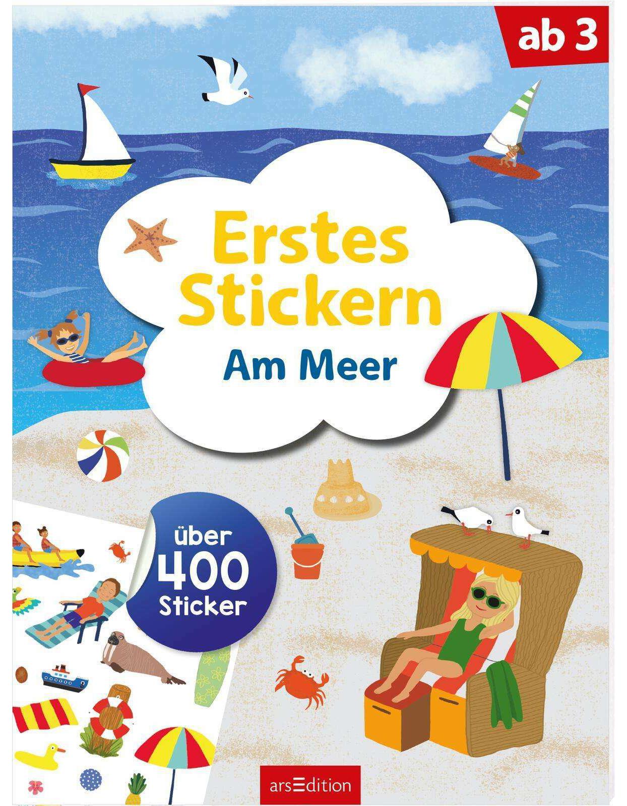 Erstes Stickern - Am Meer