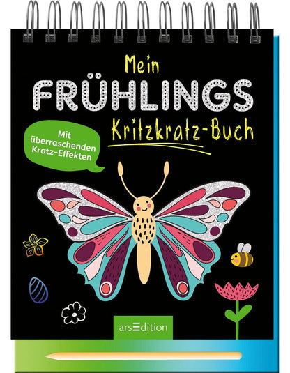 Ars Edition Mein Frühlings-Kritzkratz-Buch (Deutsch, 2024)
