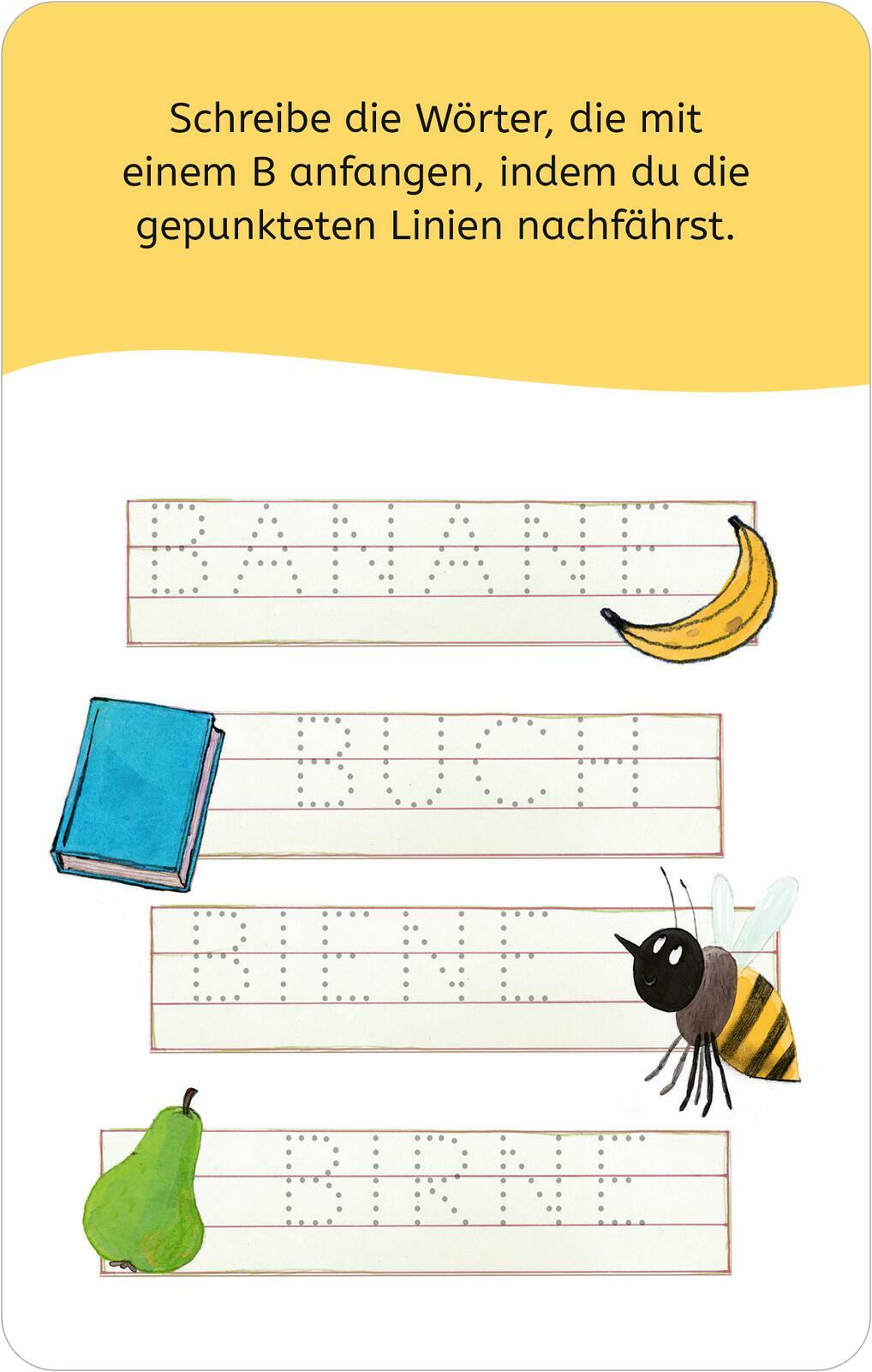 Erstes Lernen mit Spass - Zum Schulstart: 50 Übungskarten