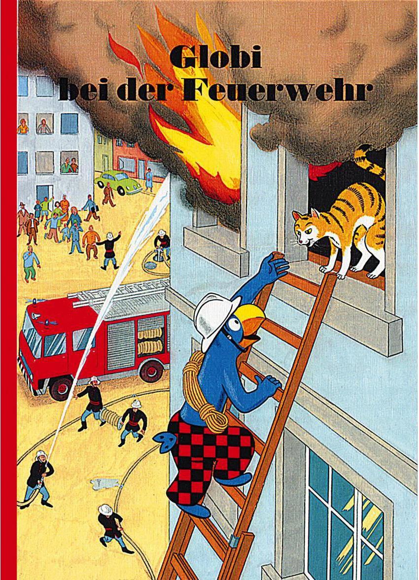 Globi bei der Feuerwehr