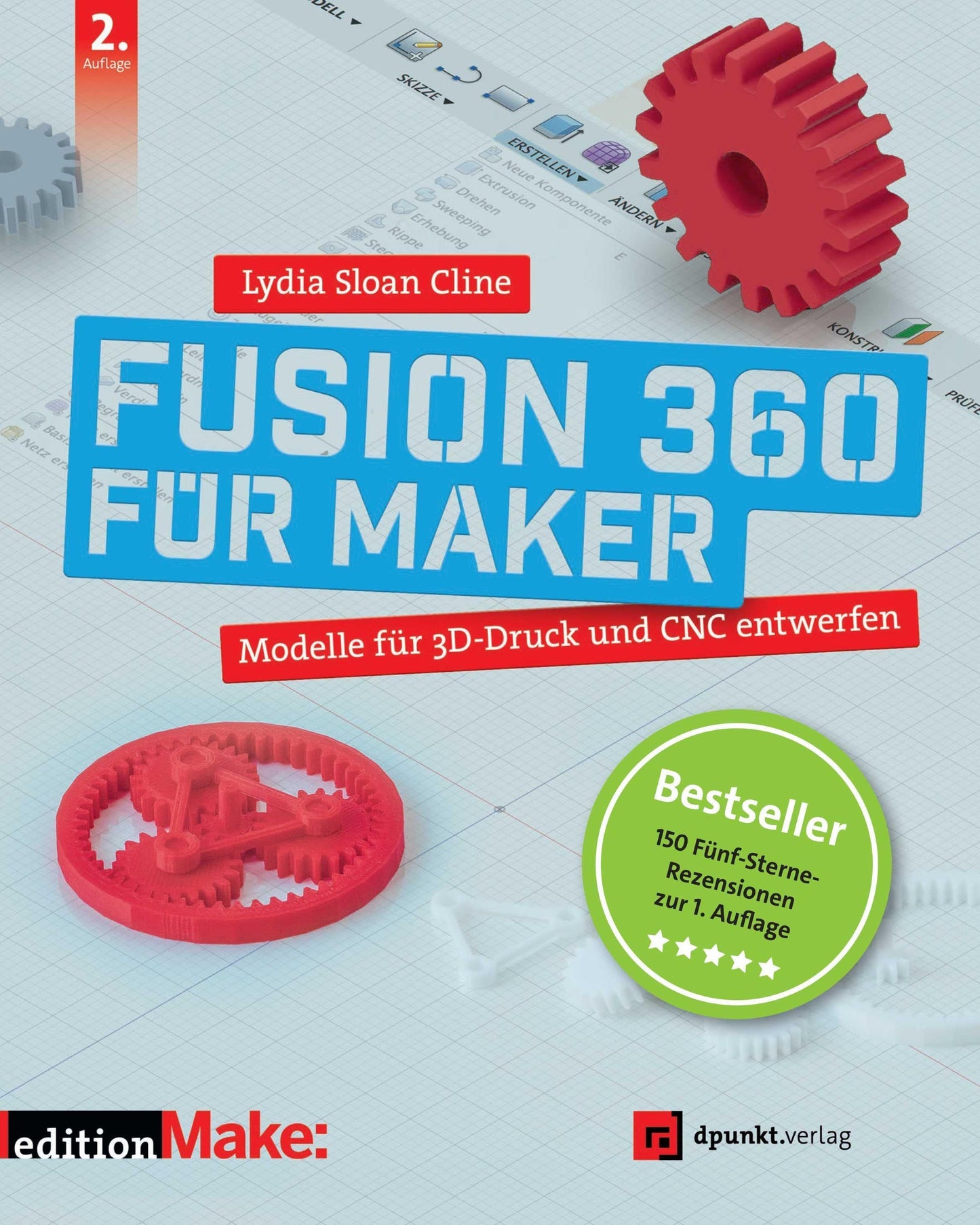 dPunkt Fusion 360 für Maker (Deutsch, 2022, Lydia Sloan Cline)