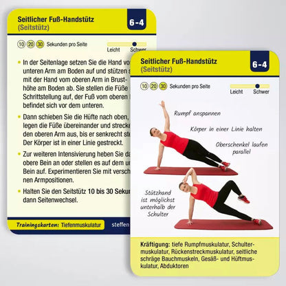 Steffen Trainingskarten: Tiefenmuskulatur (Deutsch, 2020, Ronald Thomschke)