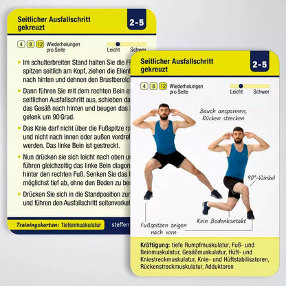 Steffen Trainingskarten: Tiefenmuskulatur (Deutsch, 2020, Ronald Thomschke)