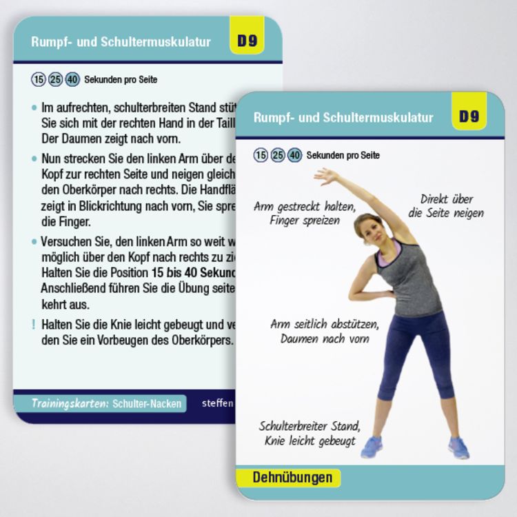 Trainingskarten Schulter-Nacken