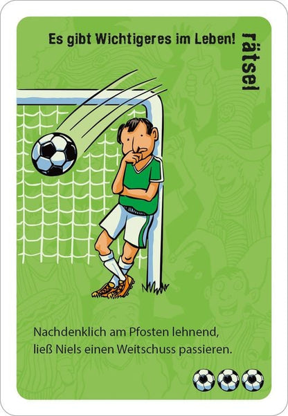 Ratespiel BLACK STORIES JUNIOR - FUSSBALL-STORIES 50-teilig