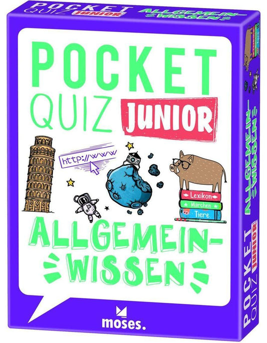 Moses Pocket Quiz junior Allgemeinwissen