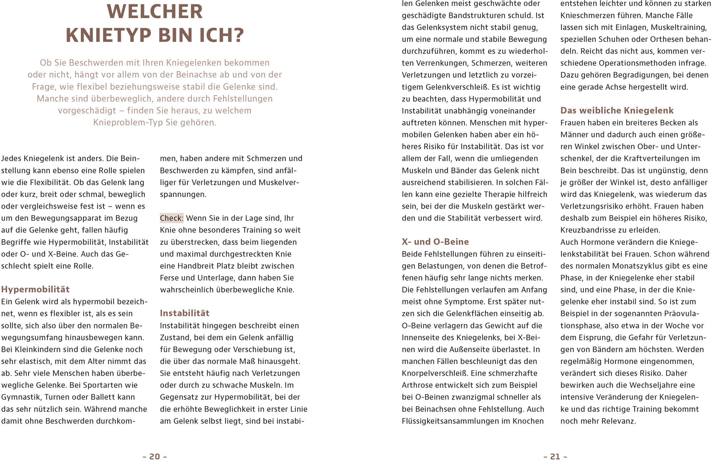 Schluss mit Knieschmerzen