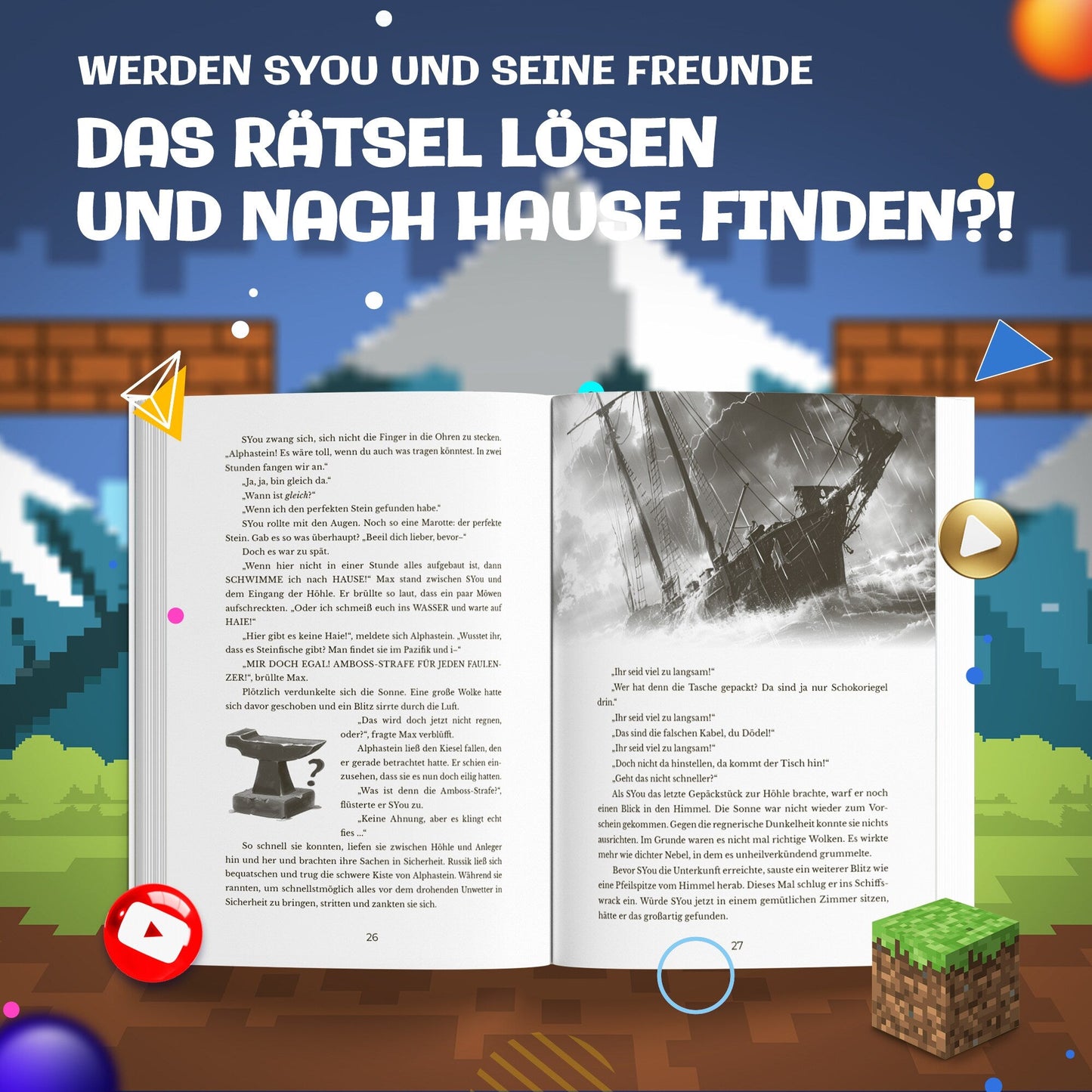 Brainbook Die Youtuber Insel (Deutsch, 2024, B.B.Scharp, Syou)