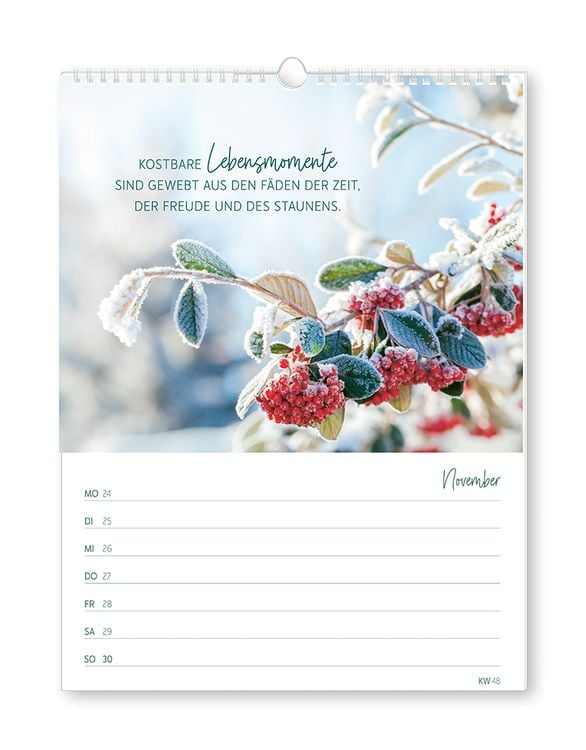 Wochenkalender klein 2024 Zeit für dich