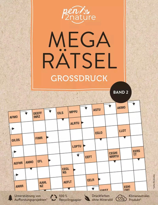Pen2nature Mega-Rätsel Großdruck | Band 2 (Deutsch, 2022, pen2nature)