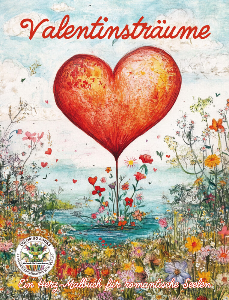 Valentinsträume - Ein Herz-Malbuch für romantische Seelen (Nanja Holland)