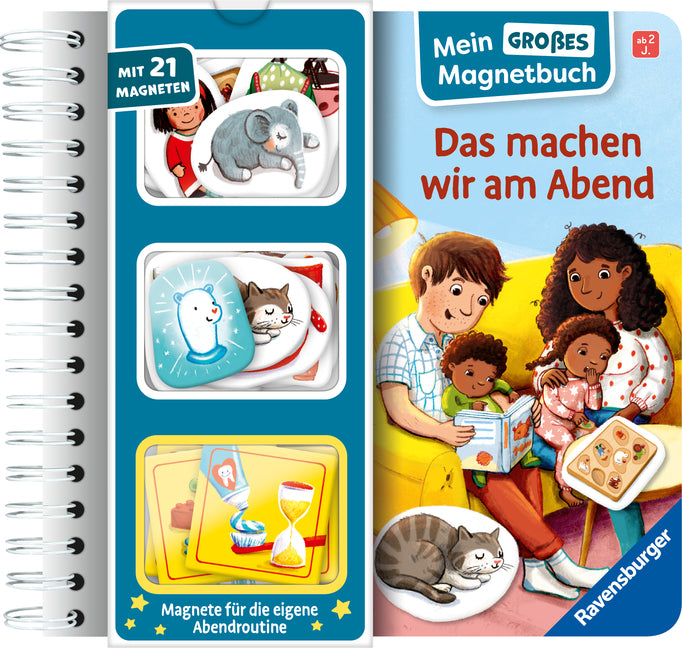 Mein großes Magnetbuch - Das machen wir am Abend (Aurelia Streck)