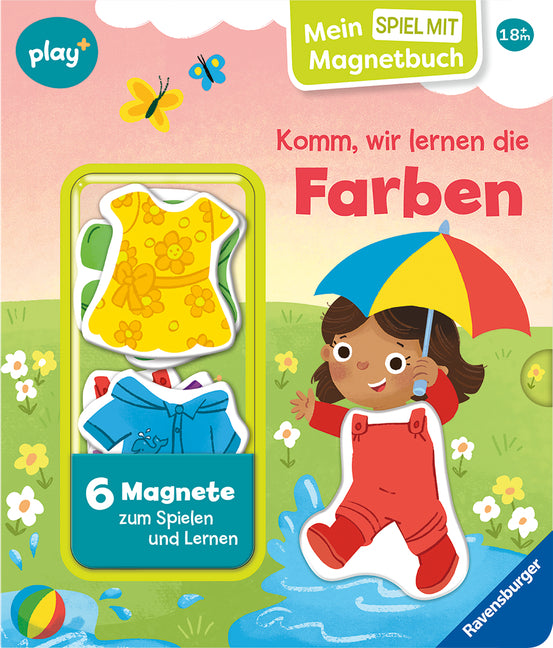 Play+ Mein Spiel mit-Magnetbuch Komm, wir lernen die Farben - ab 18 Monate (Kathrin Lena Orso)