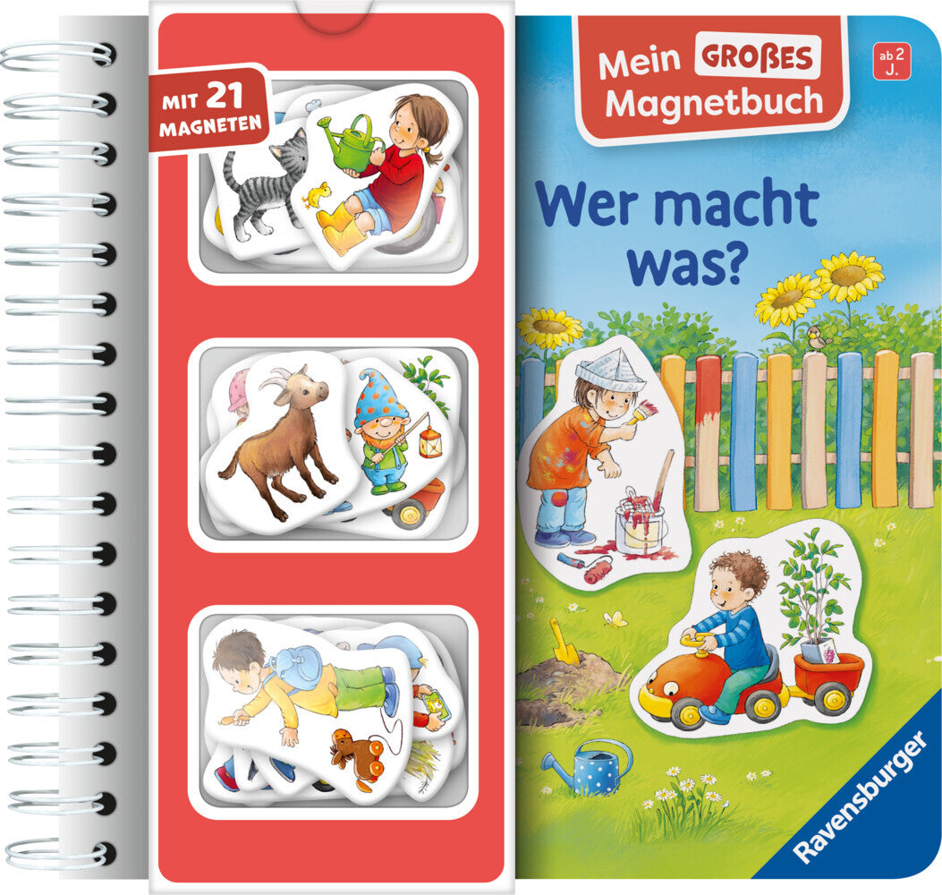Mein großes Magnetbuch - Wer macht was? (Katja Senner)