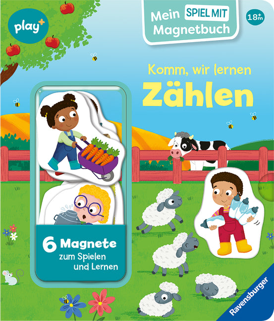 Play+ Mein Spiel mit-Magnetbuch Komm, wir lernen Zählen - ab 18 Monate (Kathrin Lena Orso)
