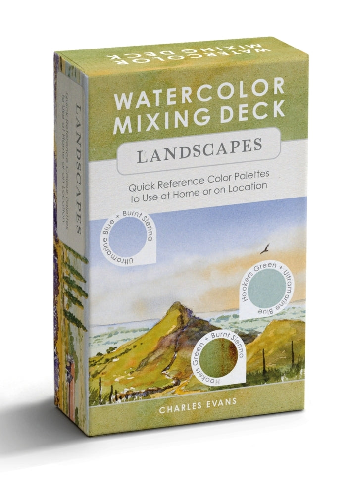 Watercolor Mixing Deck: Landscapes (Charles Evans)