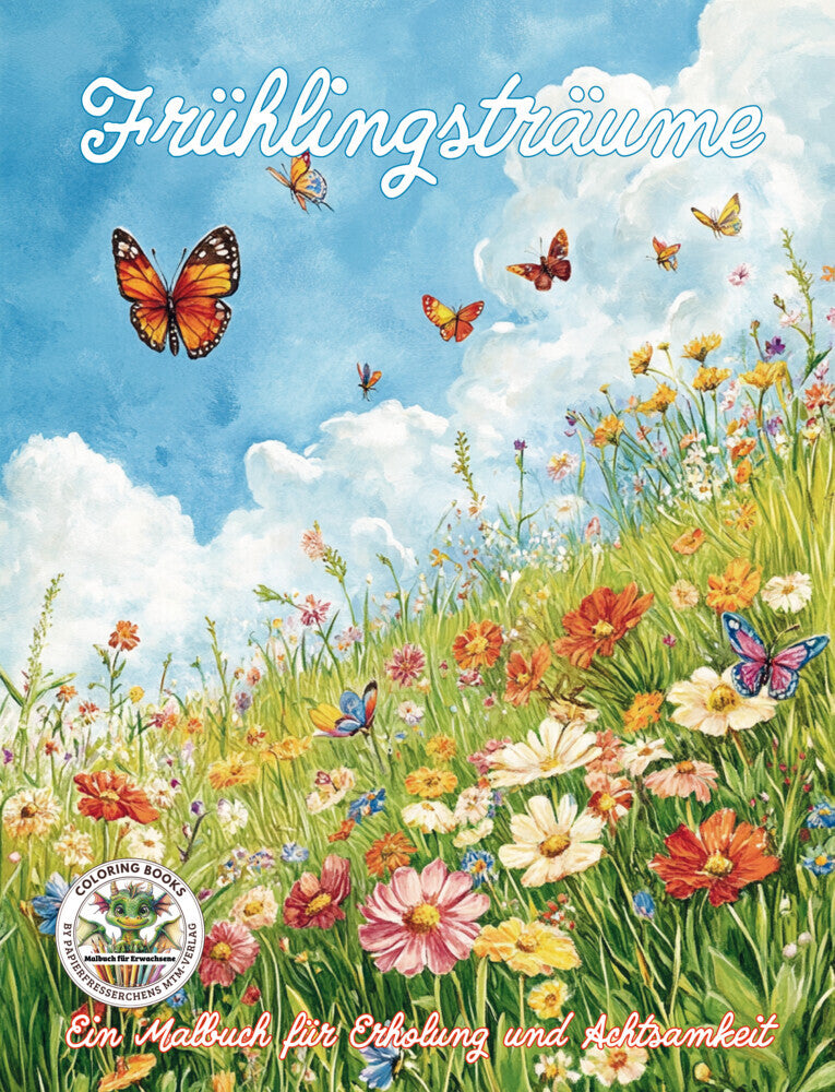 Frühlingsträume - Ein Malbuch für Erholung und Achtsamkeit (Nanja Holland)