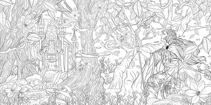 Fantastische Welten  (Ausmalbuch zur kreativen Stressbewältigung)