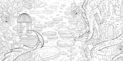 Fantastische Welten  (Ausmalbuch zur kreativen Stressbewältigung)