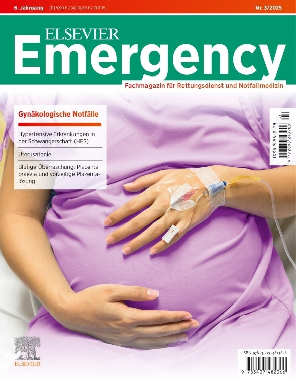 ELSEVIER Emergency.  Gynäkologische Notfälle. 3/2025: Fachmagazin für Rettungsdienst und Notfallmedizin (Frank Flake)