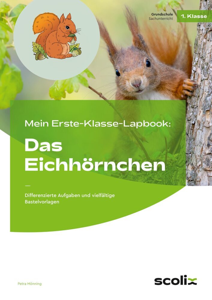 Mein Erste-Klasse-Lapbook: Das Eichhörnchen (Petra Mönning)