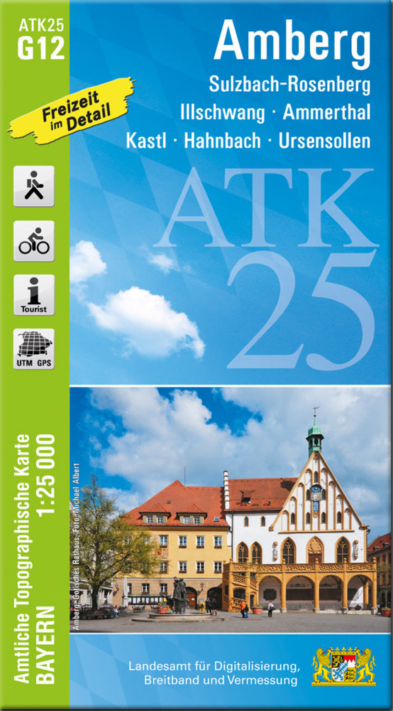 ATK25-G12 Amberg (Amtliche Topographische Karte 1:25000) (Breitband Und Vermessung, Bayern Landesamt Für Digitalisierung)