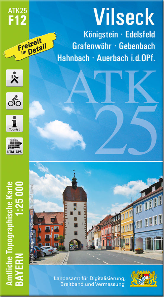 ATK25-F12 Vilseck (Amtliche Topographische Karte 1:25000) (Breitband Und Vermessung, Bayern Landesamt Für Digitalisierung)