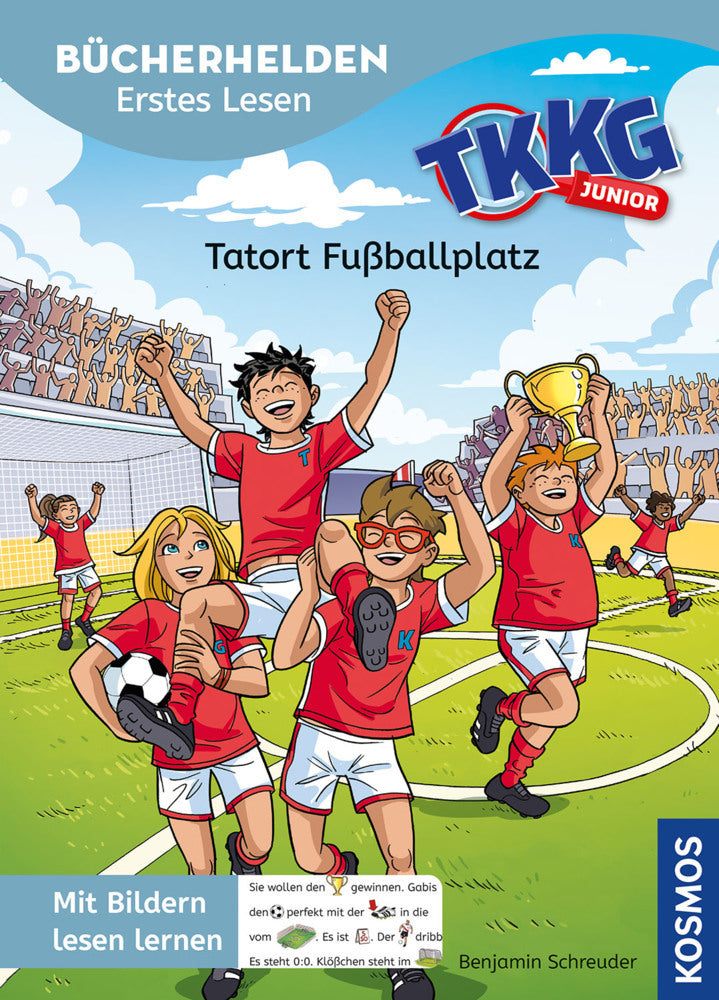 TKKG Junior, Bücherhelden Erstes Lesen, Tatort Fußballplatz (Benjamin Schreuder)